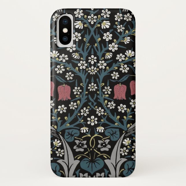 Coques Case-Mate iPhone William Morris Blackthorn Floral Art Nouveau (Dos)