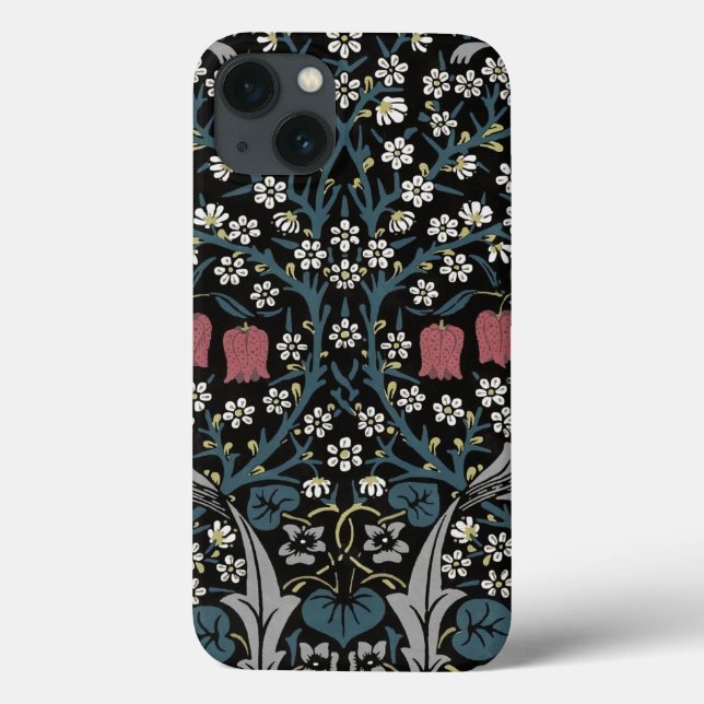 Coques Case-Mate iPhone William Morris Blackthorn Floral Art Nouveau (Verso)