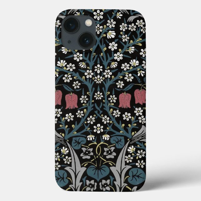 Coques Case-Mate iPhone William Morris Blackthorn Floral Art Nouveau (Verso)