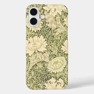 Coque Pour iPhone 16 Plus William Morris design en vert