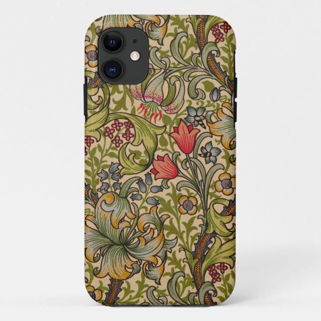 Coques Case-Mate iPhone William Morris Golden Lily (Dos)