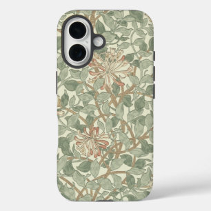 Coque Pour iPhone 16 William Morris Honeysuckle Vert Floral