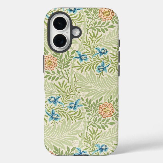 Coques Case-Mate iPhone William Morris Larkspur Motif floral (Verso)