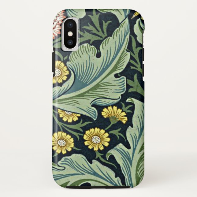 Coques Case-Mate iPhone William Morris - Leicester, motif floral (Dos)