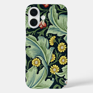 Coque Pour iPhone 16 William Morris - Leicester vintage design floral