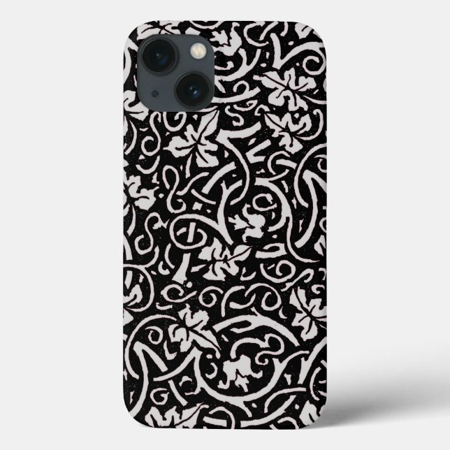 Coques Case-Mate iPhone William Morris Motif de la feuille de vigne (Verso)