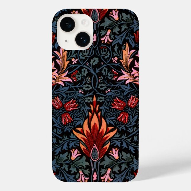 Coques Case-Mate iPhone William Morris Snakeshead Dark Motif (Verso)