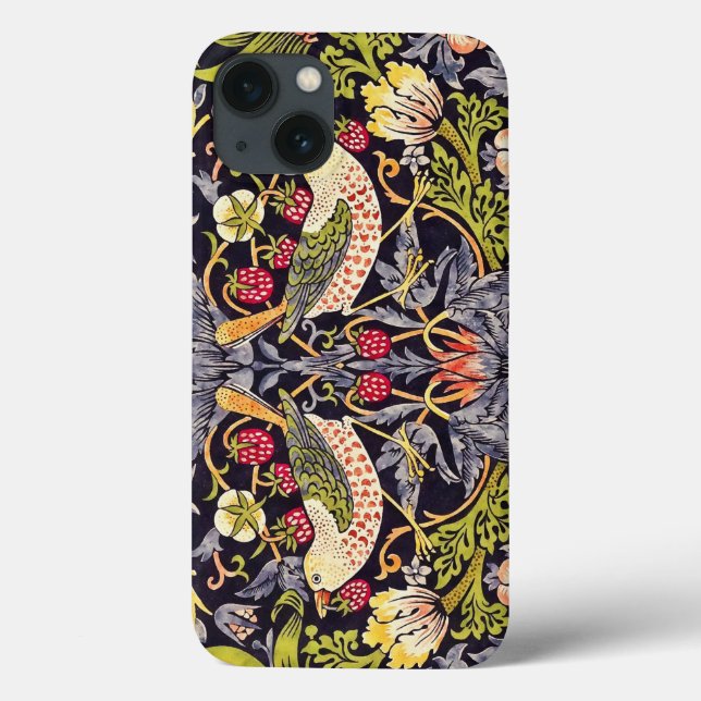 Coques Case-Mate iPhone William Morris Strawberry Thief Floral Art Nouveau (Verso)