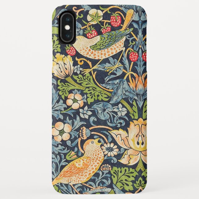 Coques Case-Mate iPhone William Morris Strawberry Thief Motif floral (Dos)
