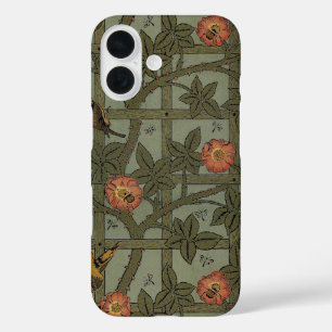 Coque Pour iPhone 16 William Morris Trellis Wallpaper Art