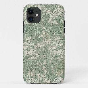 Case-Mate iPhone Case William Morris tulip fond textile vert