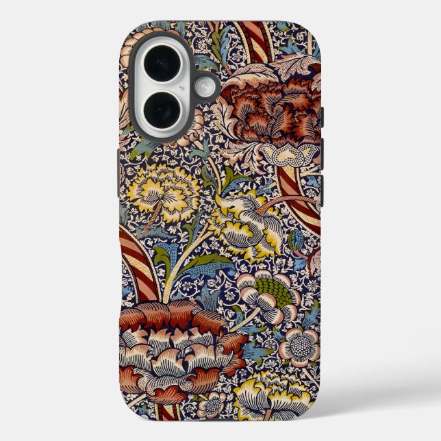 Coques Case-Mate iPhone William Morris Wandle Anglais Floral Damask Design (Verso)