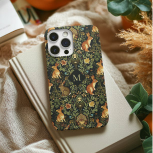 Coque Case-Mate iPhone William Morris Woodland Lapins floraux Noël