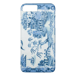 Coque iPhone 7 Plus Willow bleu vintage