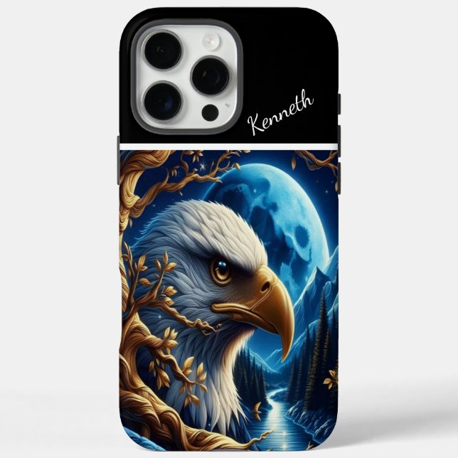 Coques Case-Mate iPhone Willow D'Or, Aigle De Nuit (Verso)