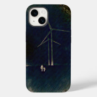 Windmills of Change Artistic Abstrait Phone Case