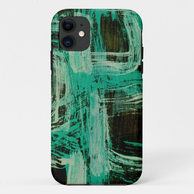 Coques Case-Mate iPhone Windows bleu vert I (Dos)