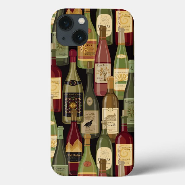 Coques Case-Mate iPhone Wine Bottles cell phone case (Verso)