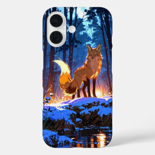 Coque Pour iPhone 16 Winter Fox Spirit