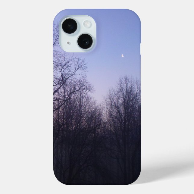 Coques Case-Mate iPhone Winter Moon Matin Paysage Photographie (Verso)