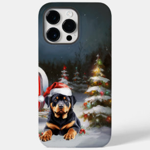 Coque Case-Mate iPhone Winter Rottweiler Caravan Christmas Adventure