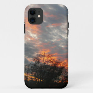 Coque iPhone 11 Winter Sunset Nature Paysage Photographie