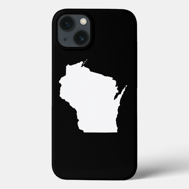 Coques Case-Mate iPhone Wisconsin en blanc (Verso)