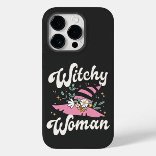 Coque Case-Mate iPhone Witchy Woman Funny Pink Witch Halloween