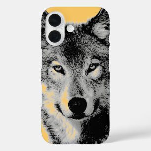 Coque Pour iPhone 16 Wolf Eyes