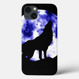 Coques Pour iPhone Wolf Howling à Moon