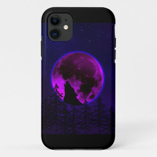 Case-Mate iPhone CASE WOLF HOWLING LUNE MAGENTA
