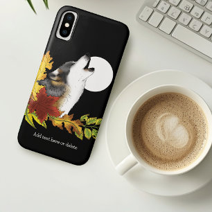 Case-Mate iPhone Case Wolf Howling Moon