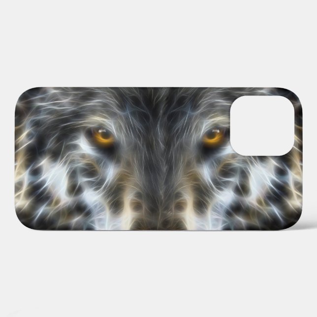 Coques Case-Mate iPhone Wolf Inspiration aérographe Portrait (Verso (horizontal))