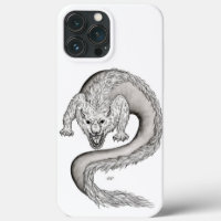 Wolfdragon design noir et blanc