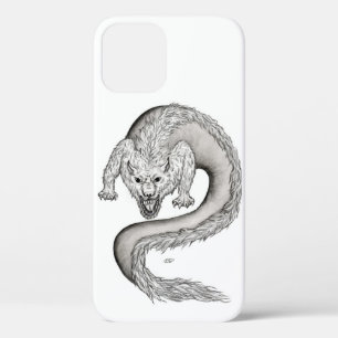 Case-Mate iPhone Case Wolfdragon design noir et blanc