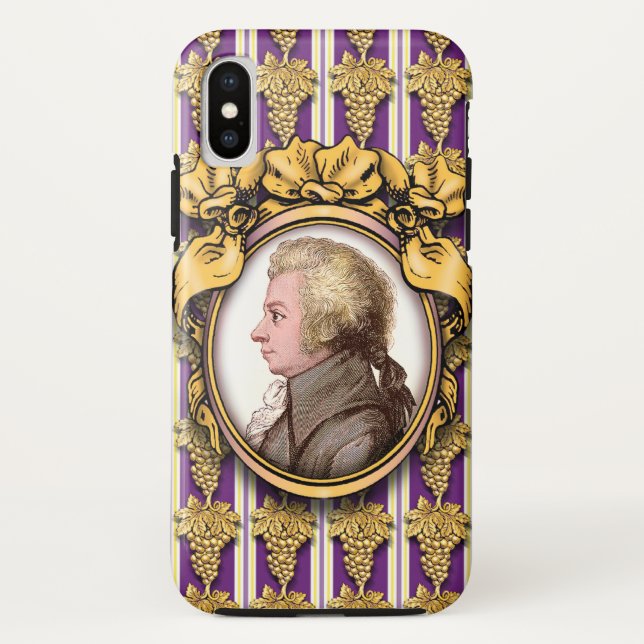 Coques Case-Mate iPhone Wolfgang Amadeus Mozart (Dos)