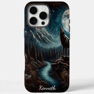 Coque iPhone 16 Pro Max Wolf's Moonlight Howl