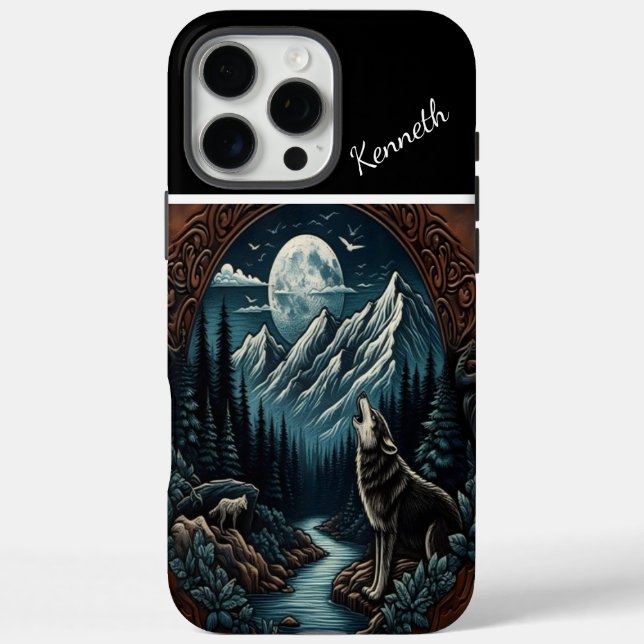 Coques Case-Mate iPhone Wolf's Moonlight Howl (Verso)