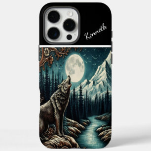 Coque iPhone 16 Pro Max Wolf's Moonlit Howl