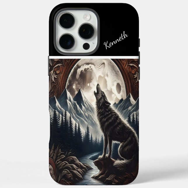 Coques Case-Mate iPhone Wolf's Moonlit Howl (Verso)
