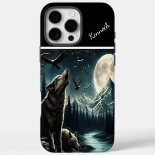 Coque iPhone 16 Pro Max Wolf's Moonlit Howl
