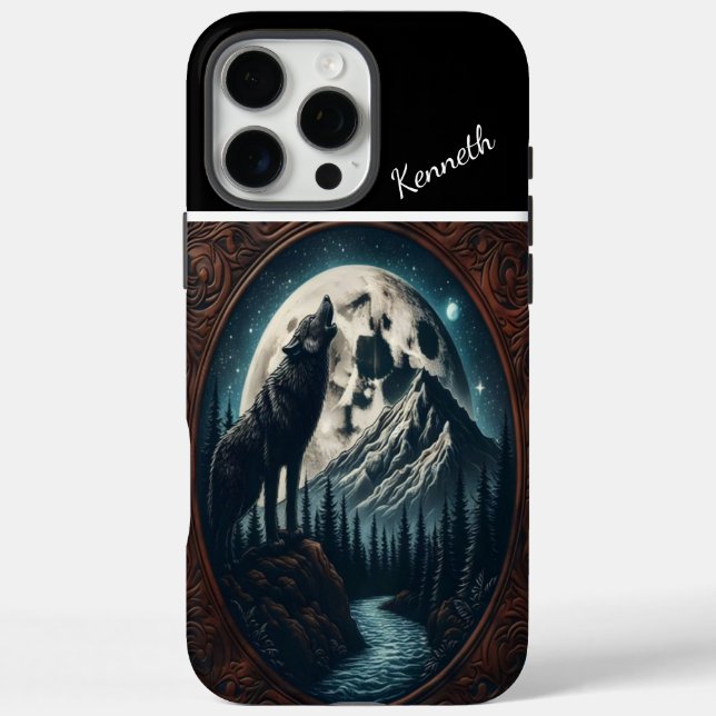 Coques Case-Mate iPhone Wolf's Moonlit Howl (Verso)