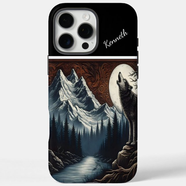 Coques Case-Mate iPhone Wolf's Moonlit Howl (Verso)