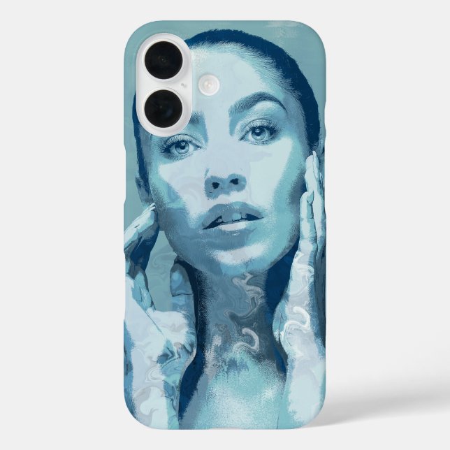 Coques Case-Mate iPhone "Woman in Blue" (Verso)