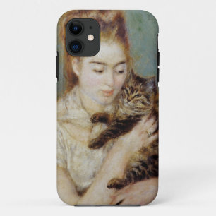 Coque Case-Mate iPhone <Woman with a Cat> par Pierre-Auguste Renoir