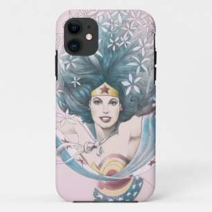 Etui iPhone Case-Mate Wonder Woman and Flowers