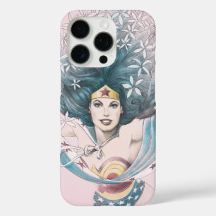 Coques iPhone 16 Pro Wonder Woman and Flowers