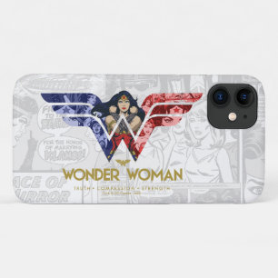 Case-Mate iPhone Case Wonder Woman Crossed Arms dans le logo collage