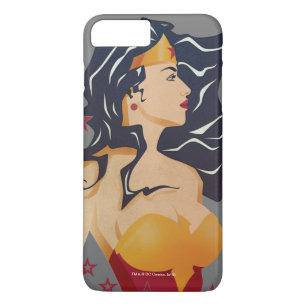 Etui iPhone Case-Mate Wonder Woman Profil rétro Sunburst 3