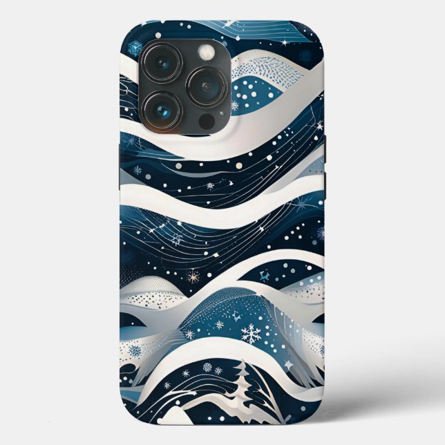 Coques Case-Mate iPhone Wonderland hivernal Abstrait (Verso)